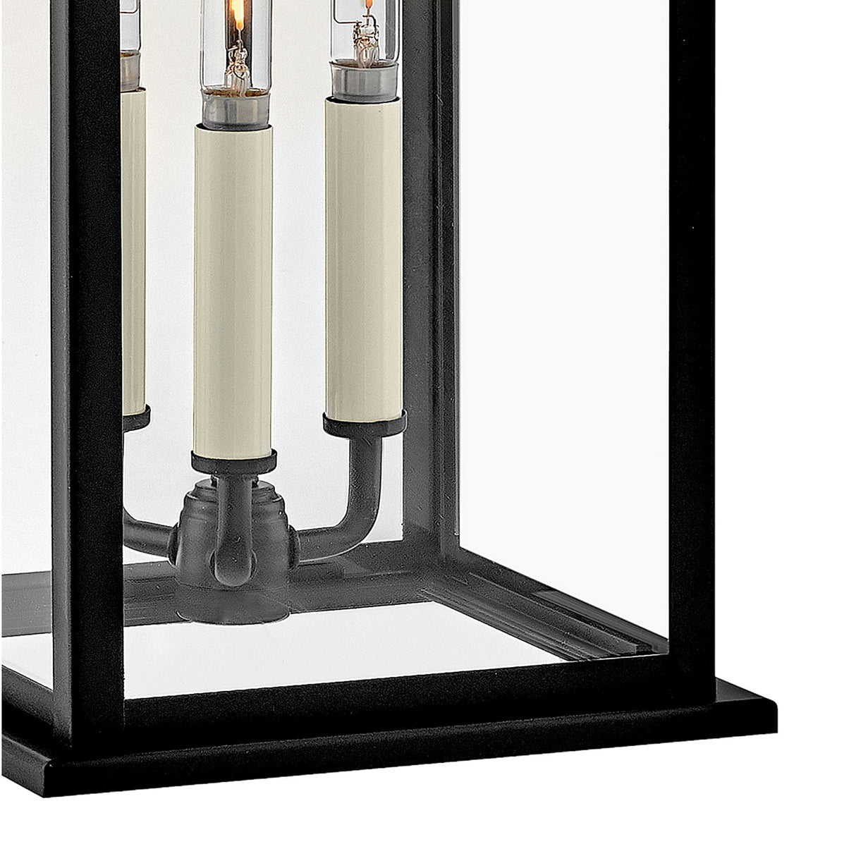 Lorraine Outdoor Wall Light, Large 26" Black