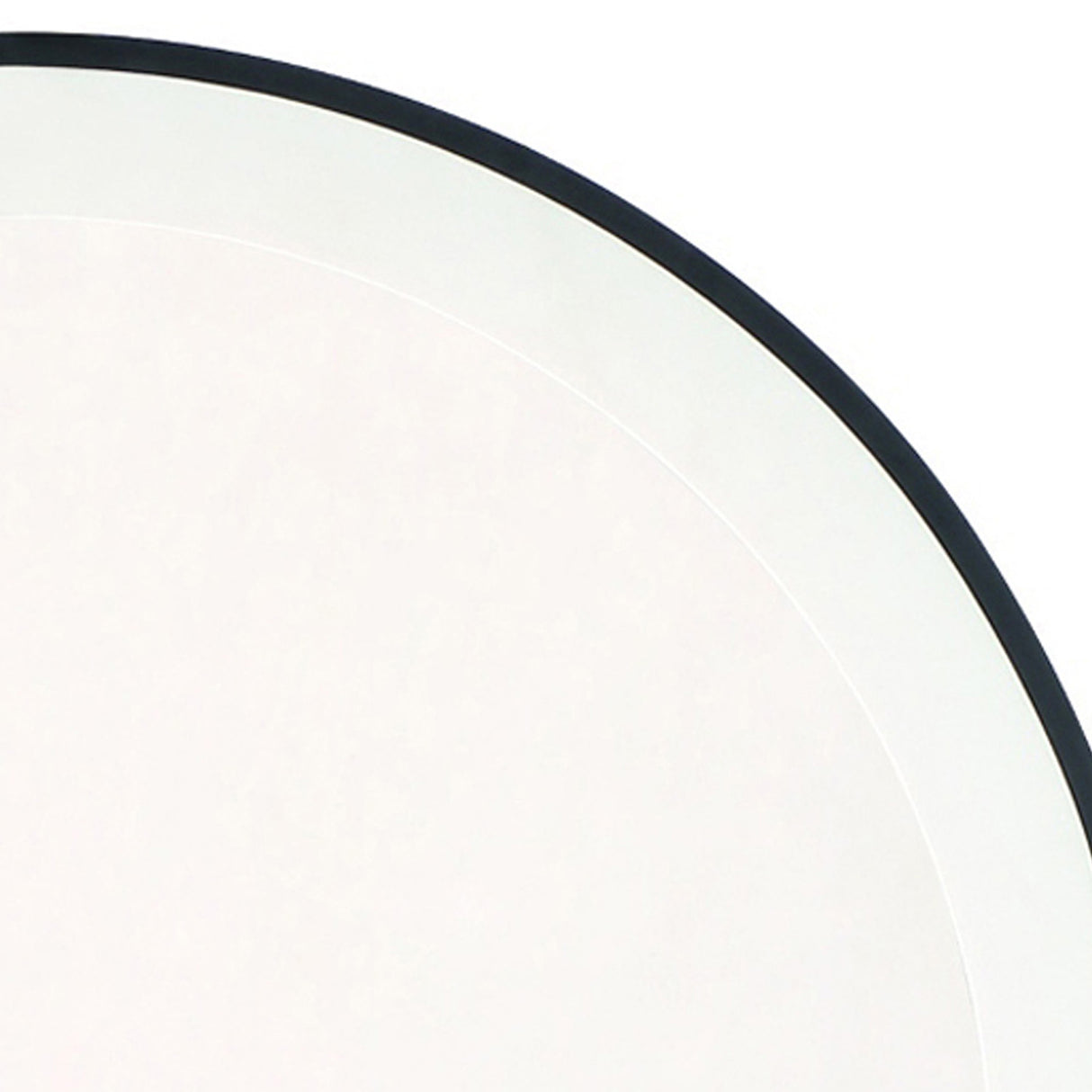 Sherman Large LED Oval Mirror 24" x 42", Brushed Black