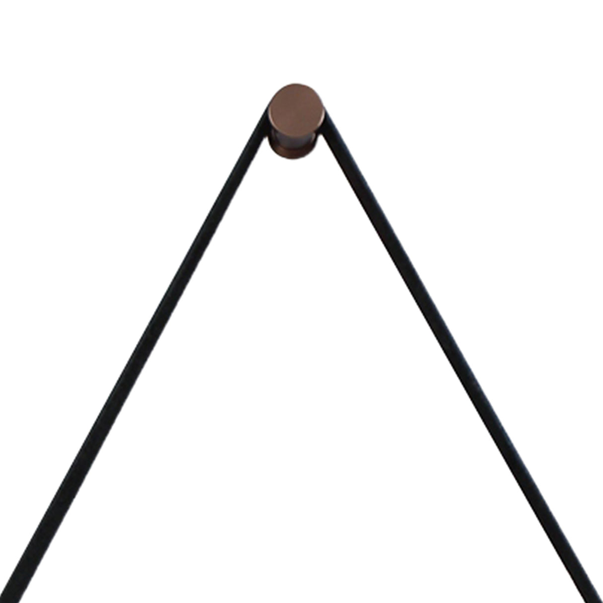 Merrison Round LED Mirror 24" x 24", Black Leather Strap