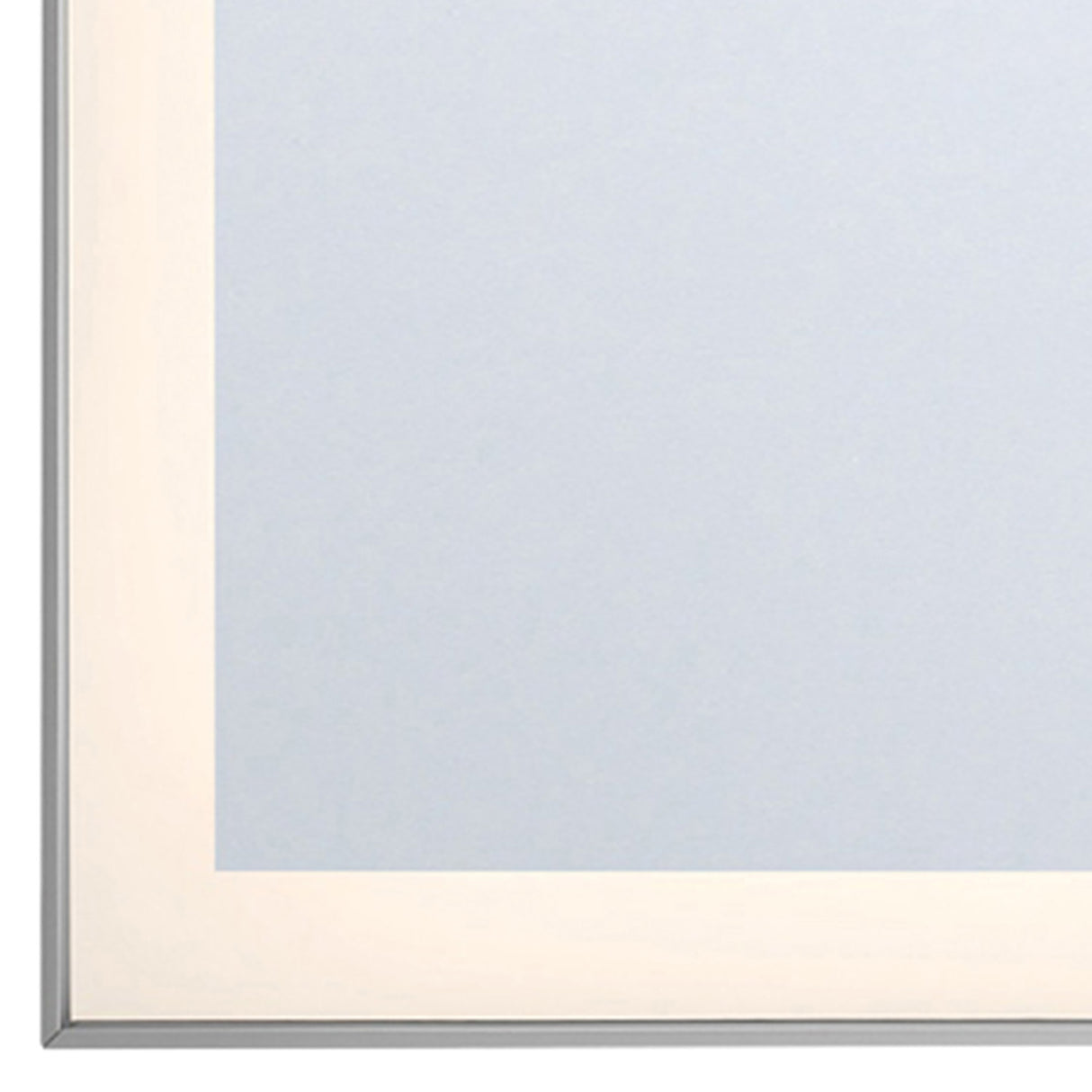 Demott Medium LED Rectangular 22" x 30", Brushed Nickel