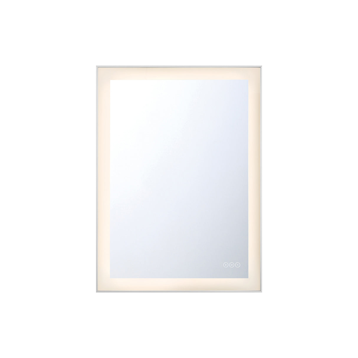 Demott Medium LED Rectangular 22" x 30", Brushed Nickel