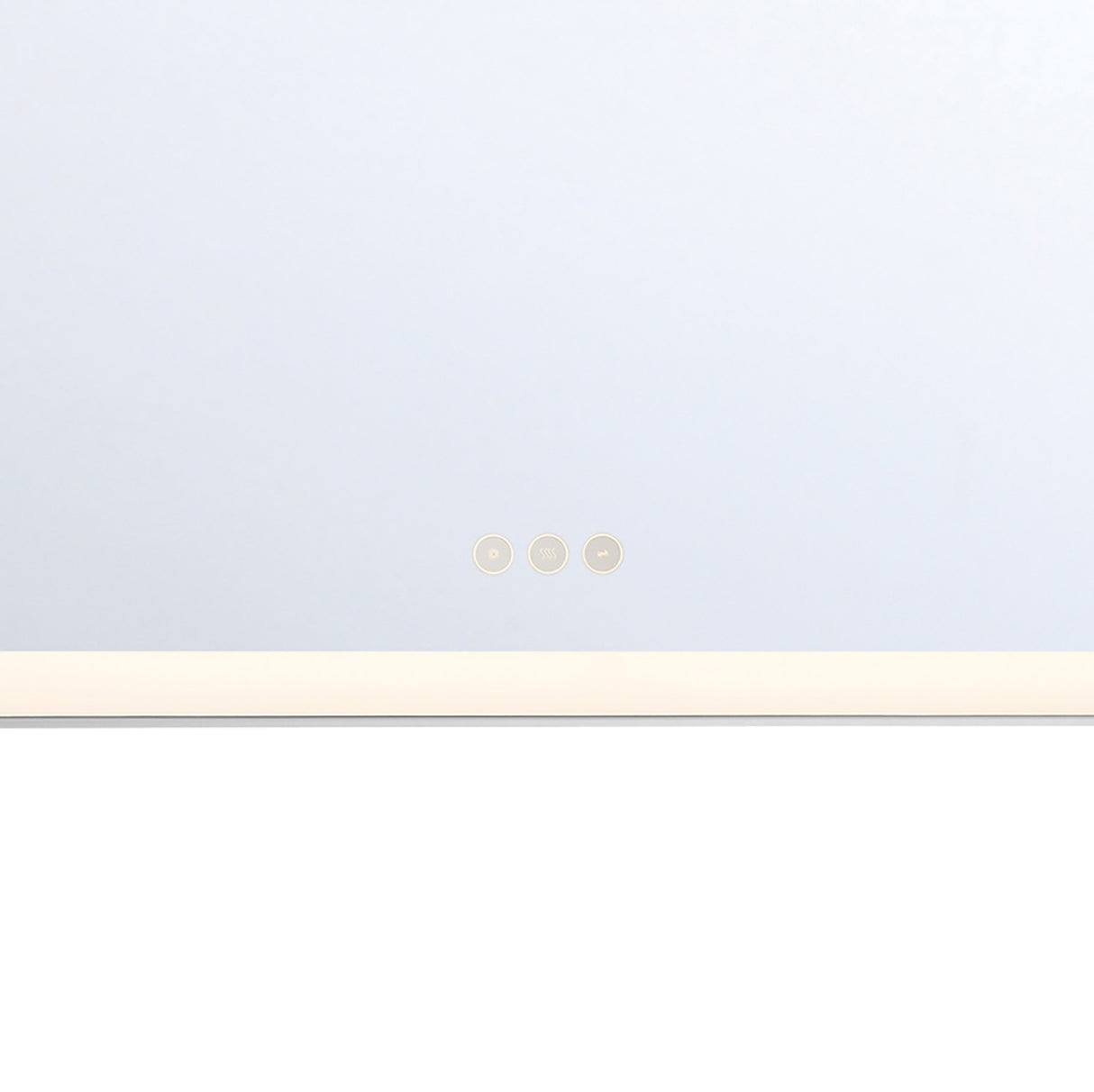 Demott Extra Large LED Rectangular 54" x 32", Brushed Nickel