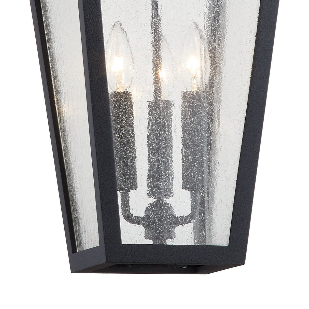 Barrett Outdoor Hanging Light 9", Textured Black