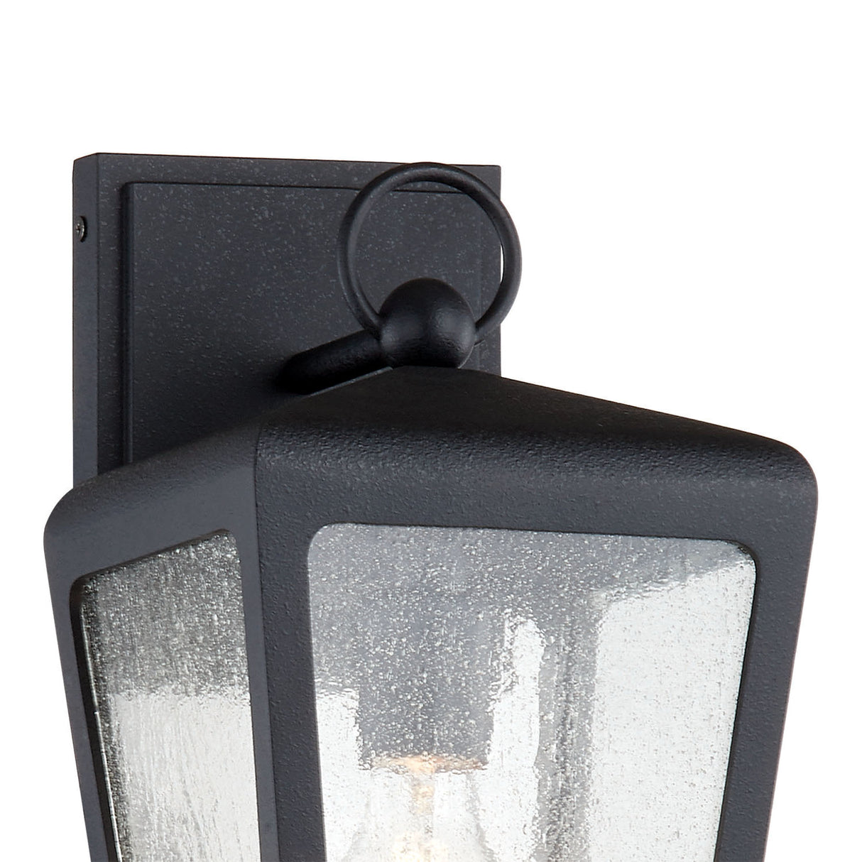 Barrett Outdoor Wall Light, Small 16" Textured Black