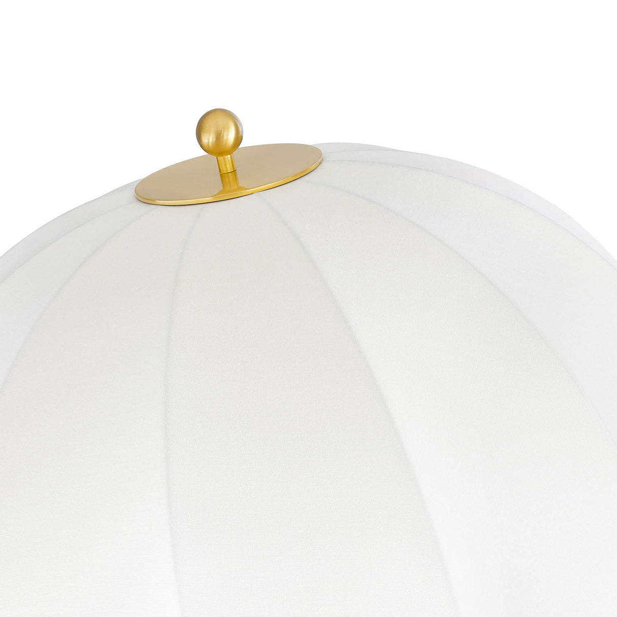 Mayfair Floor Lamp, Aged Brass