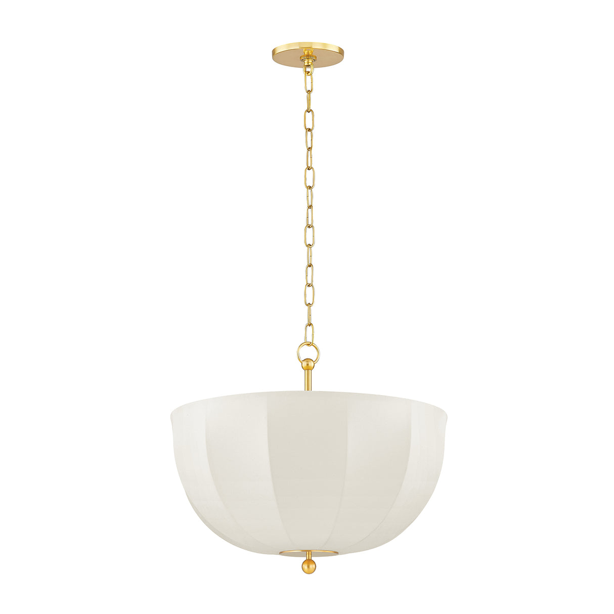 Mayfair Pendant 20", Aged Brass