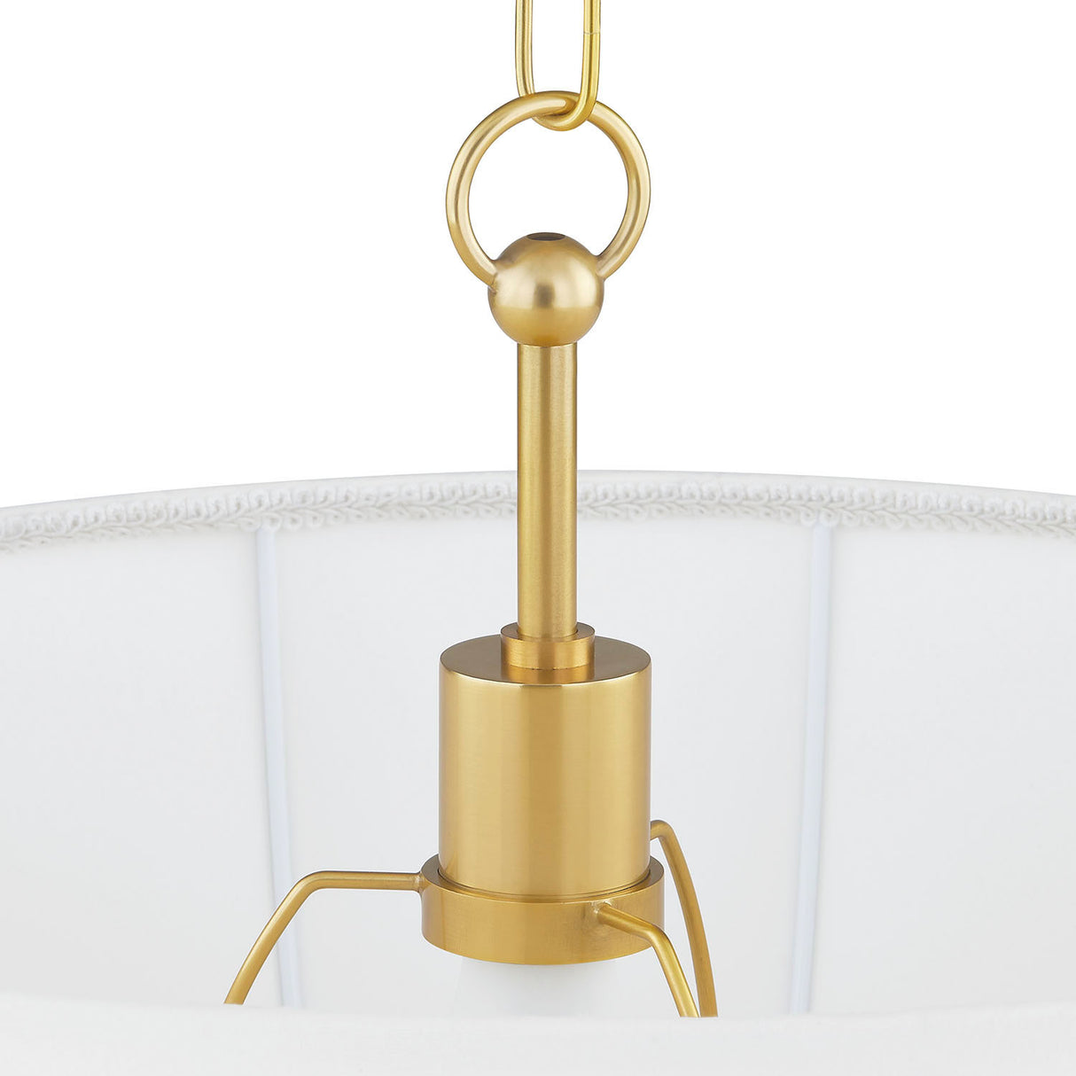 Mayfair Pendant 20", Aged Brass