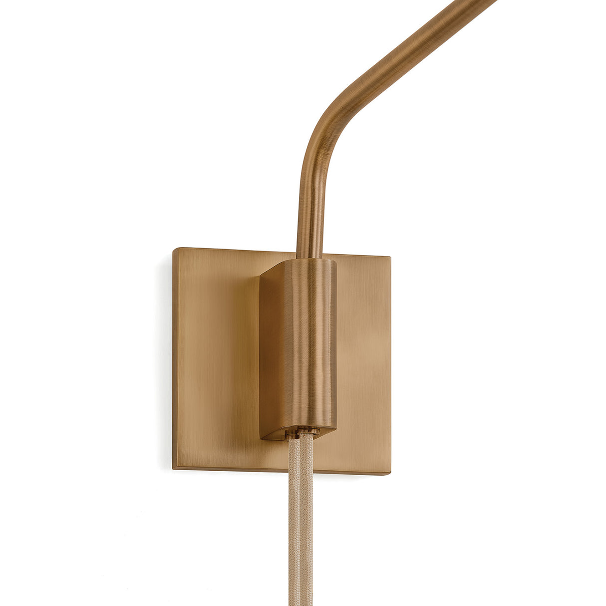 Gideon Wall Sconce, Graphite and Patina Brass