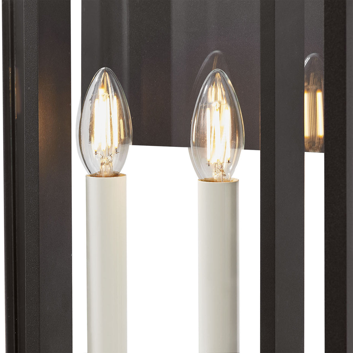 Durham Outdoor Wall Light, Large 25" Textured Black