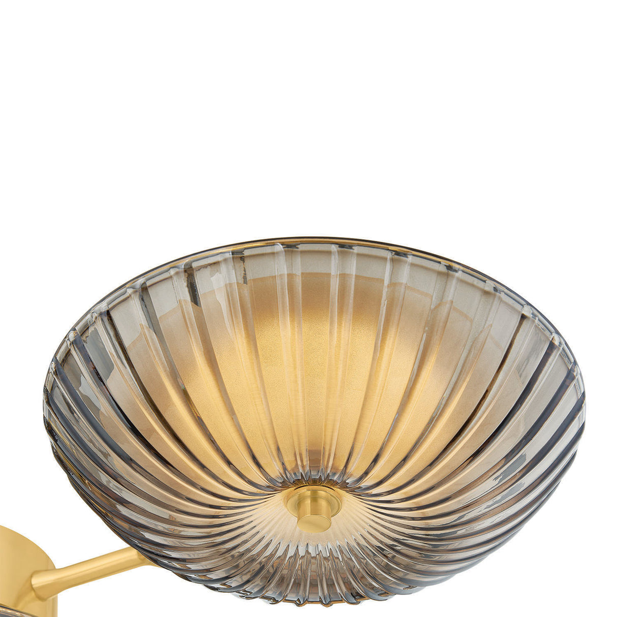 Gaia LED Flush Mount 41", Aged Brass