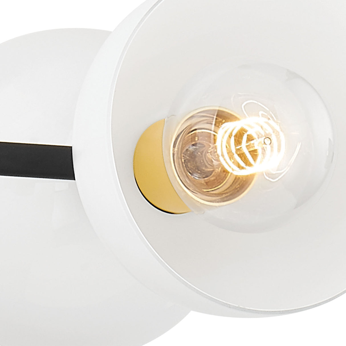 Penrose 6 Light Linear Chandelier 43", Aged Brass and Textured Black