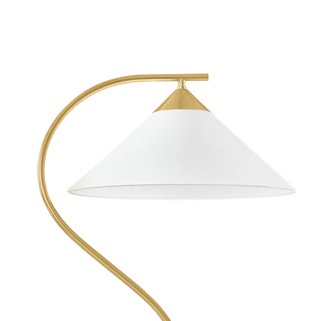 Seraphina Floor Lamp, Aged Brass
