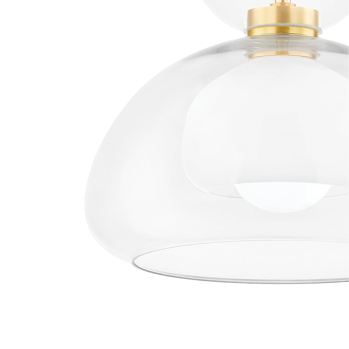 Rhett Pendant 12", Aged Brass