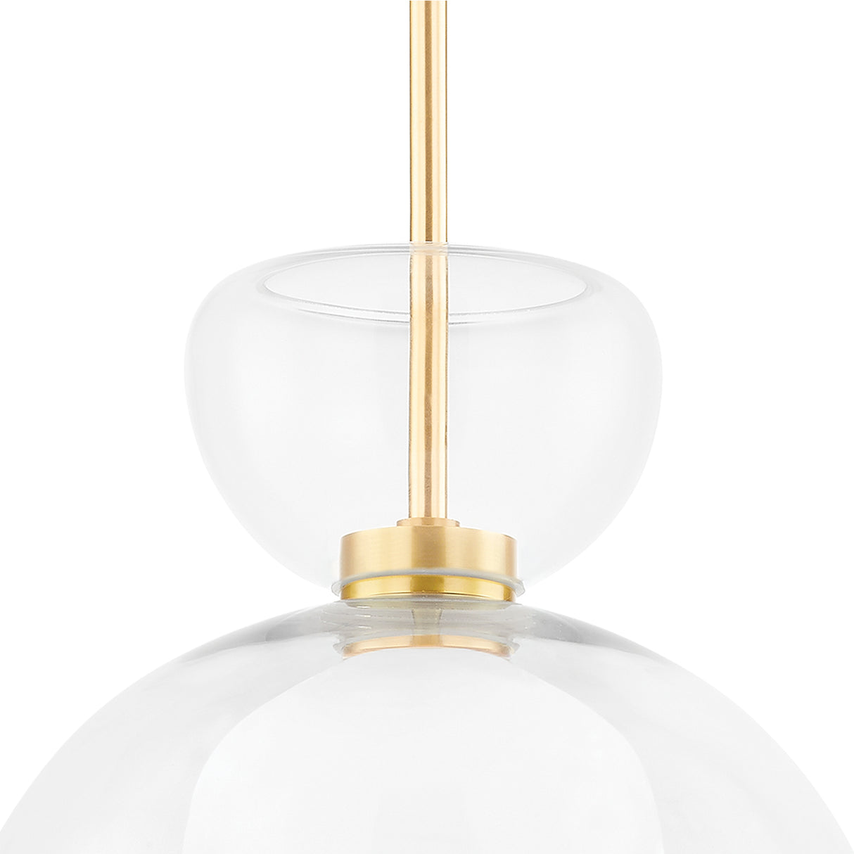 Rhett Pendant 12", Aged Brass