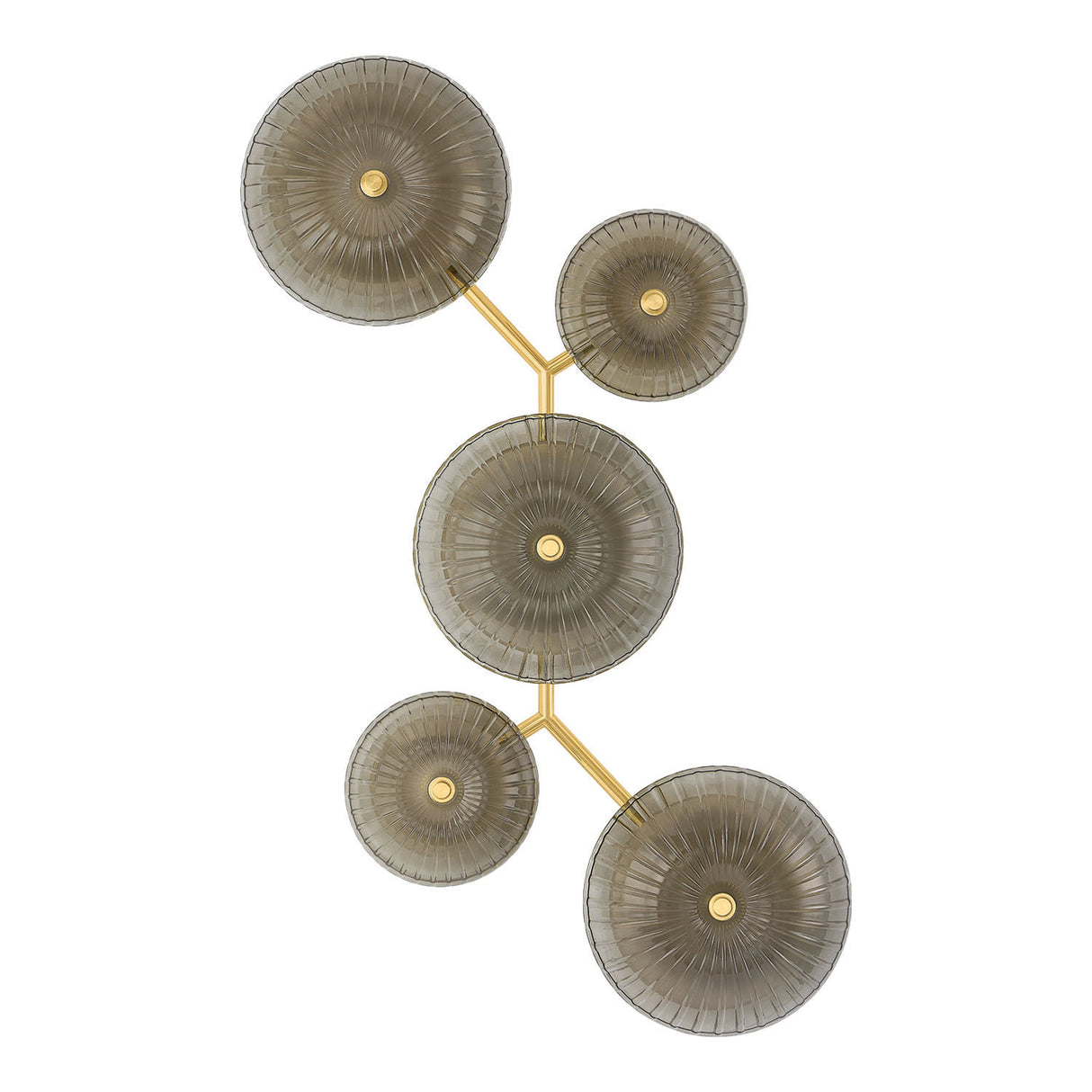 Gaia LED Wall Sconce 40", Aged Brass