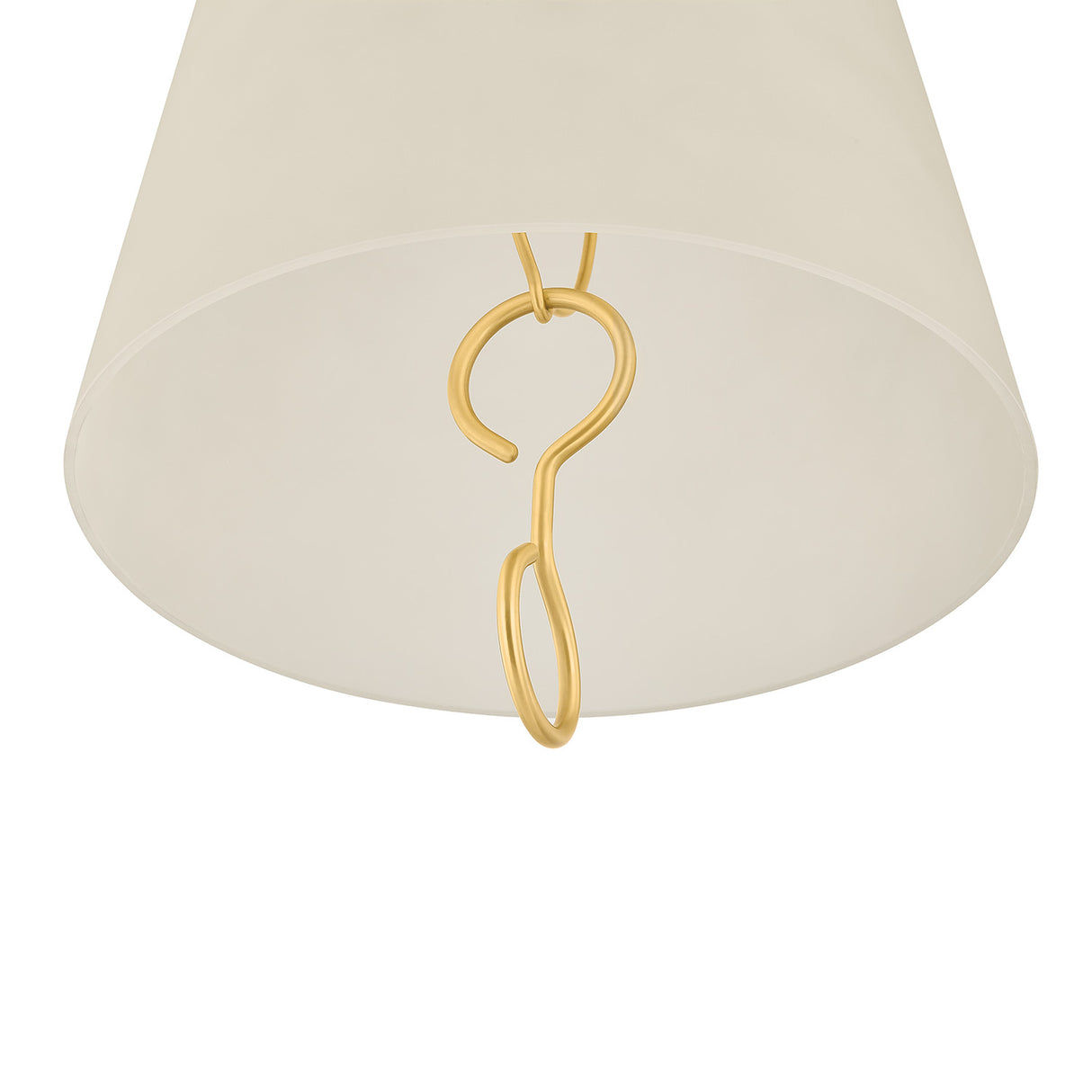 Bellport Small Pendant 11", Aged Brass