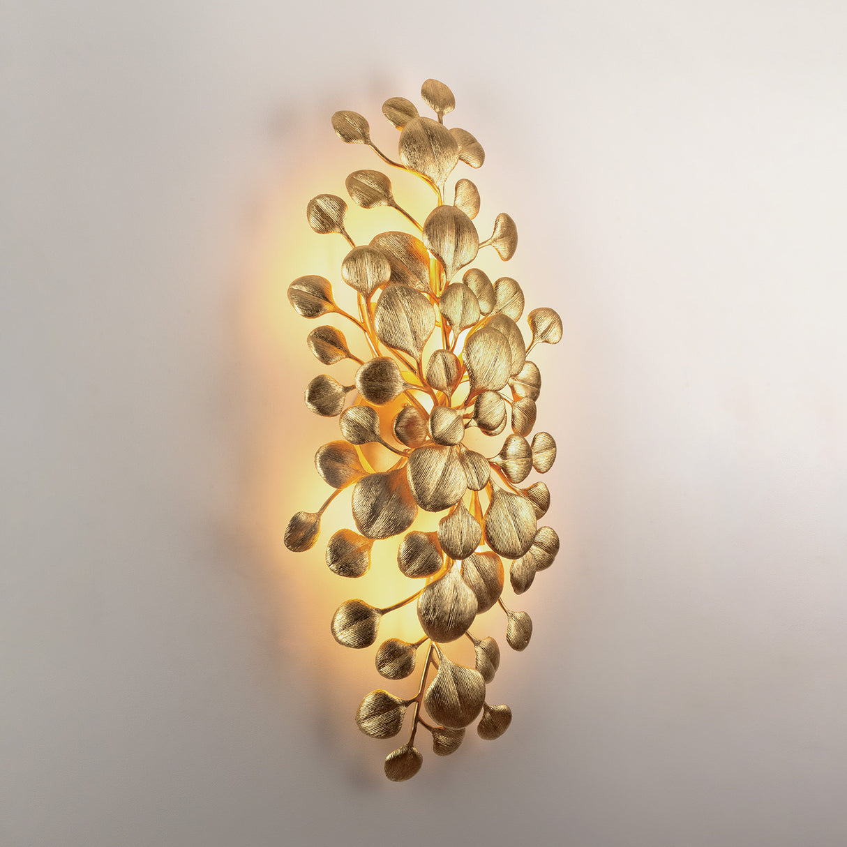 Phaedra Wall Sconce 48", Gold Leaf