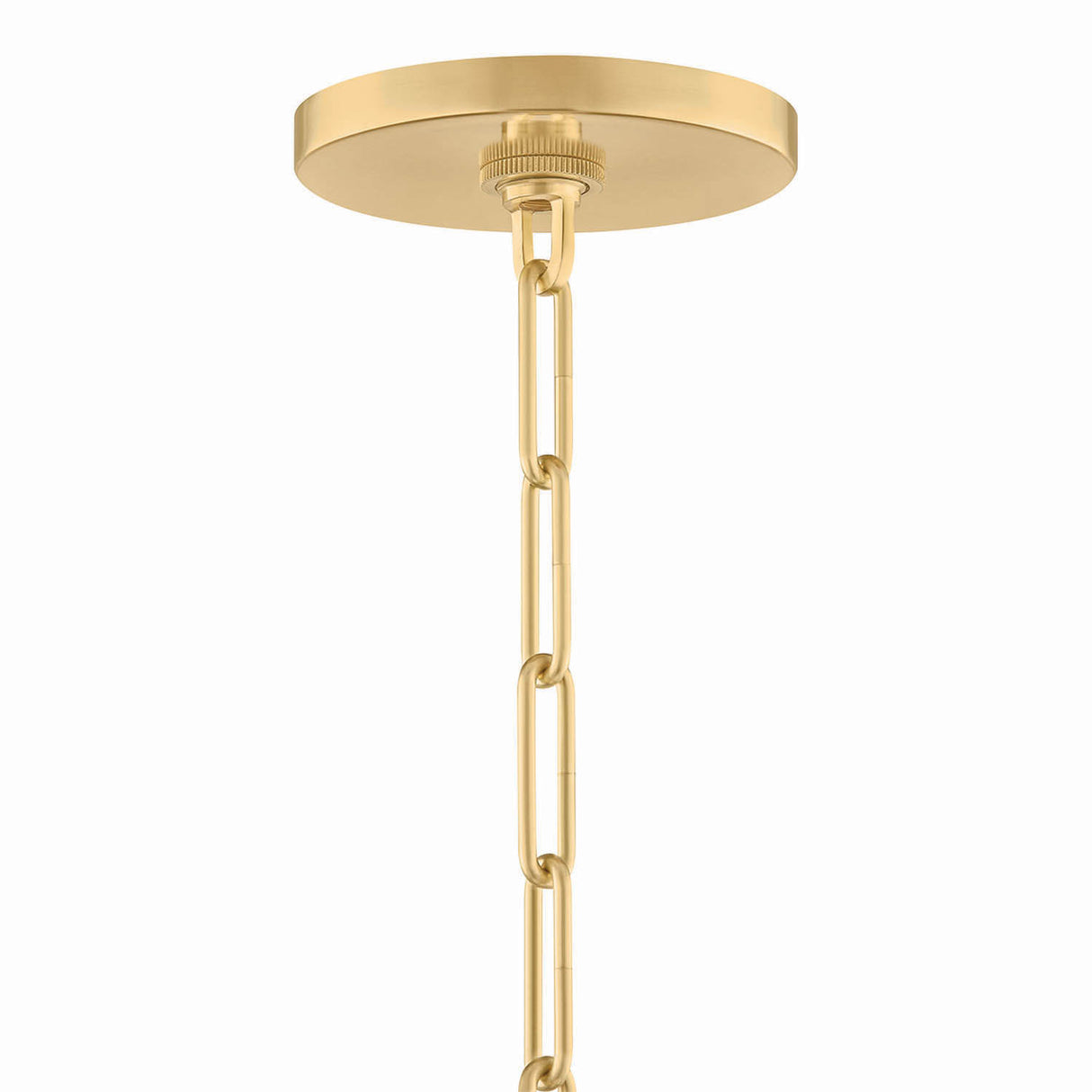 Charlotte Medium Pendant 22", Aged Brass
