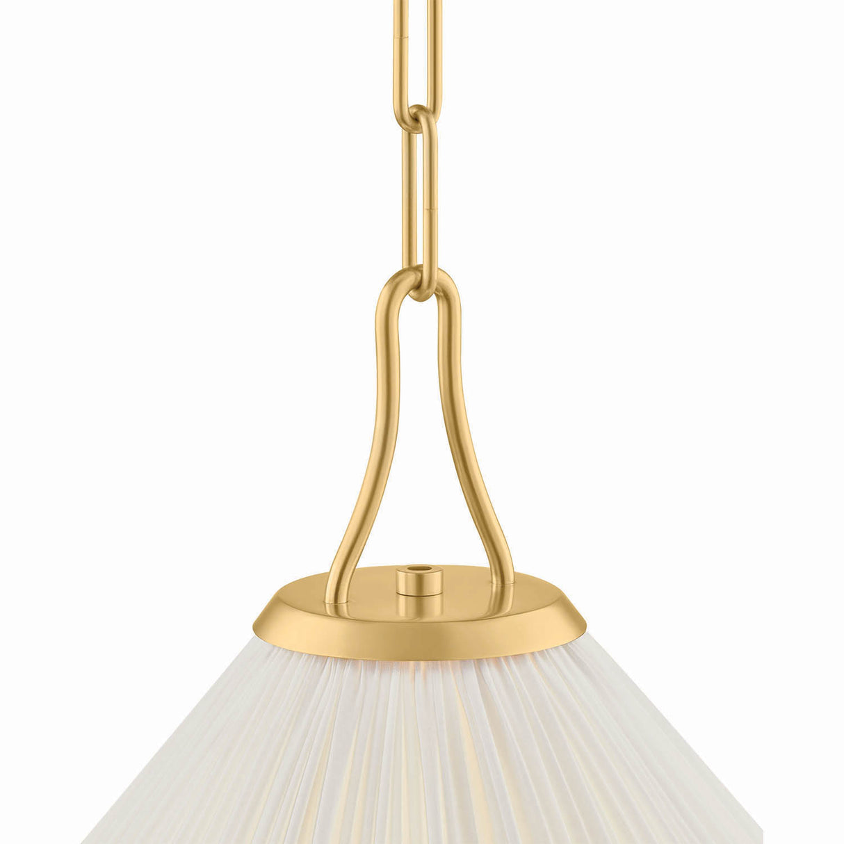 Charlotte Medium Pendant 22", Aged Brass