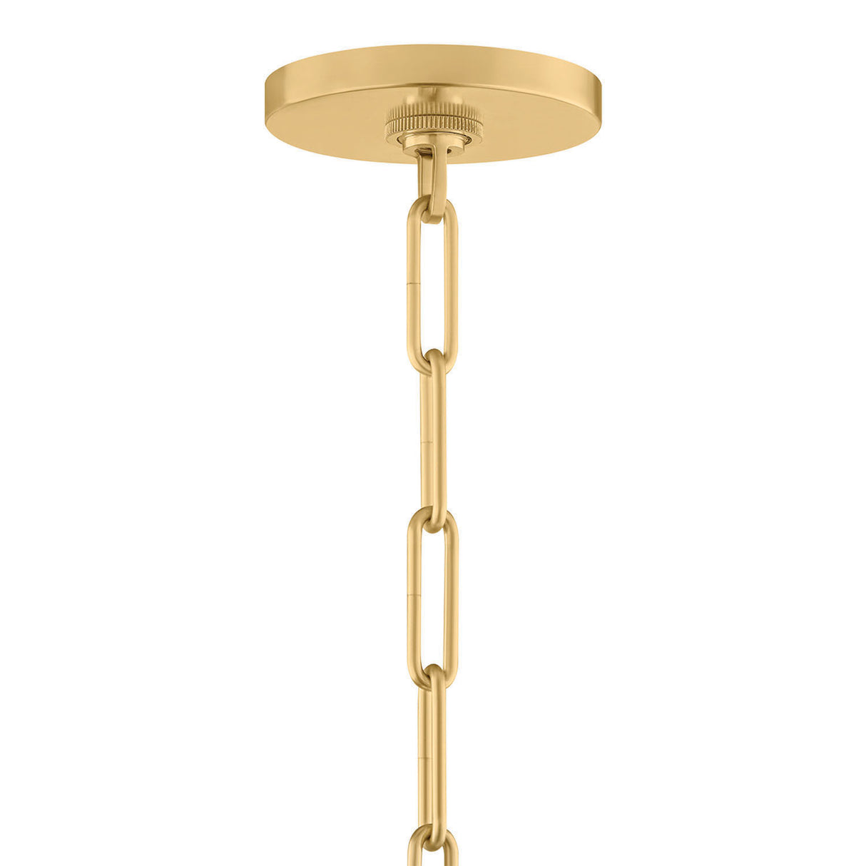 Charlotte Small Pendant 16", Aged Brass