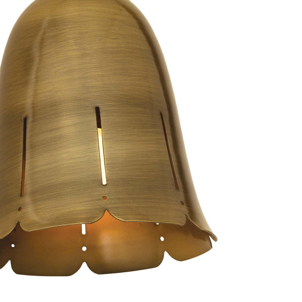 Sandune Wall Sconce 7", Patina Brass