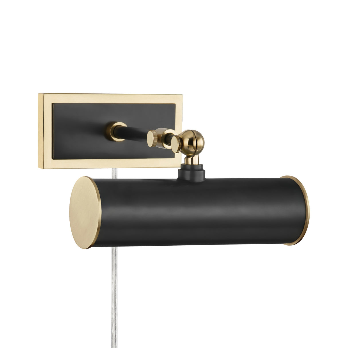 Judy Small Picture Light 8", Aged Brass and Old Bronze