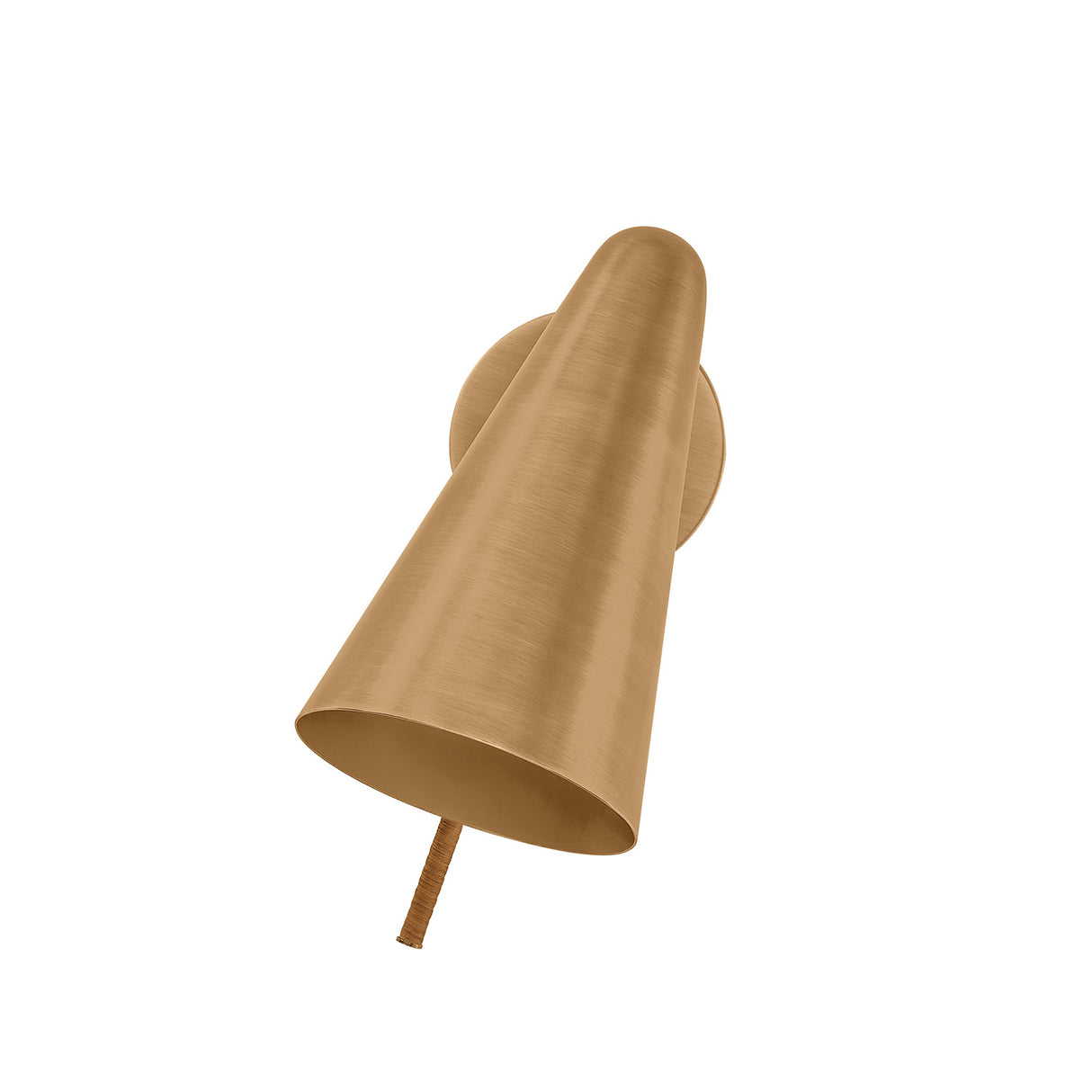 Atlas Adjustable Wall Sconce 11", Patina Brass