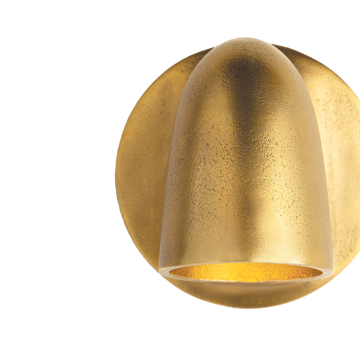 Magnus Wall Sconce 5", Textured Aged Brass