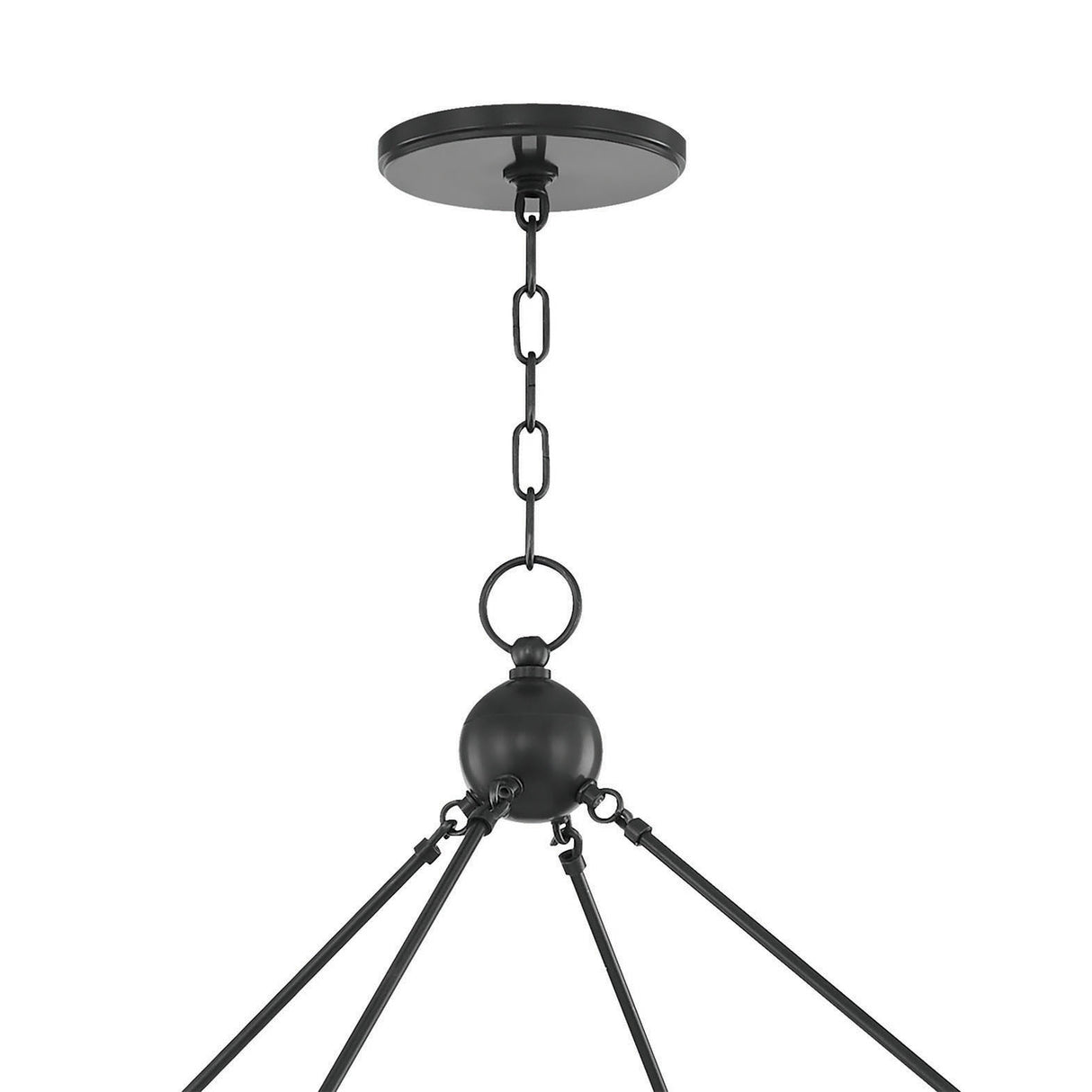 William 16 Light Ring Chandelier 58", Old Bronze