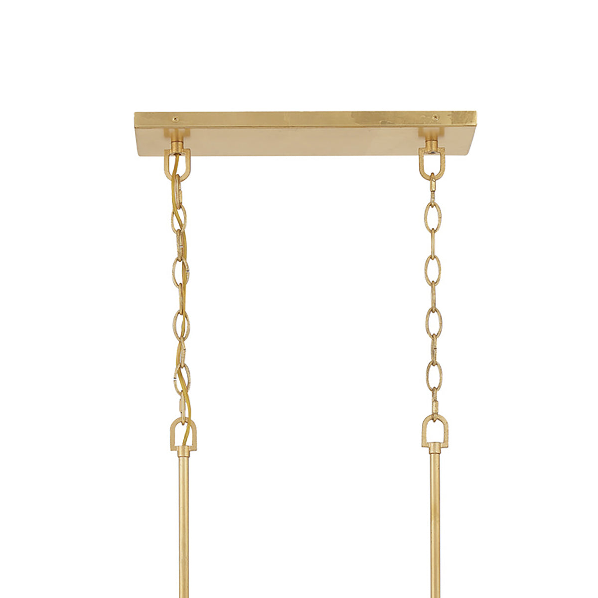 Alison Linear Chandelier 50", Antique Gold