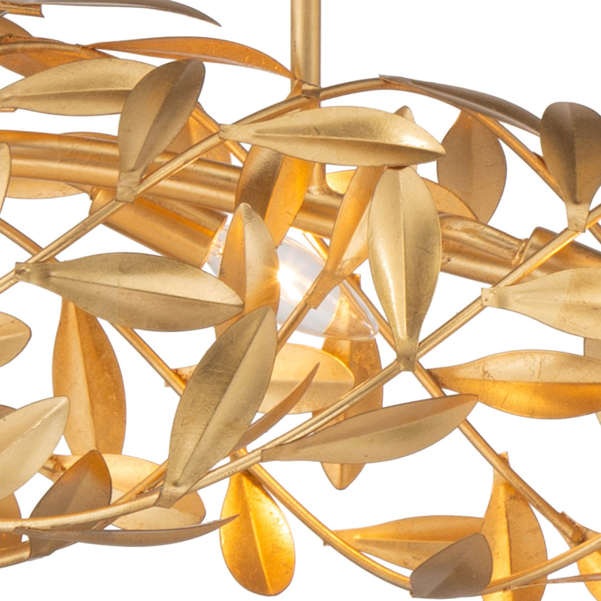 Alison Linear Chandelier 50", Antique Gold