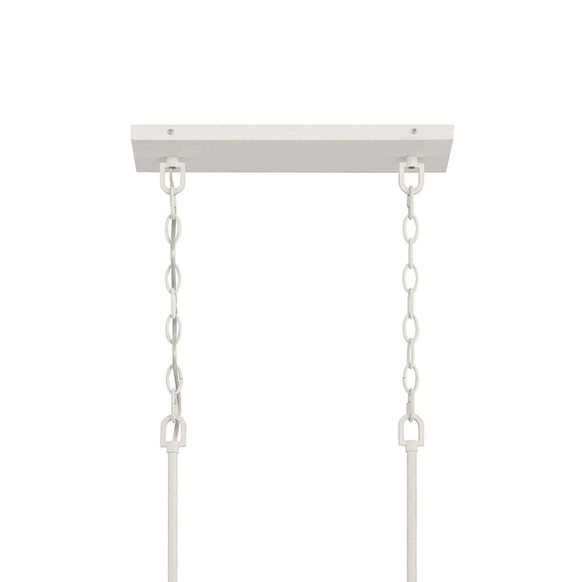 Alison Linear Chandelier 50", Matte White
