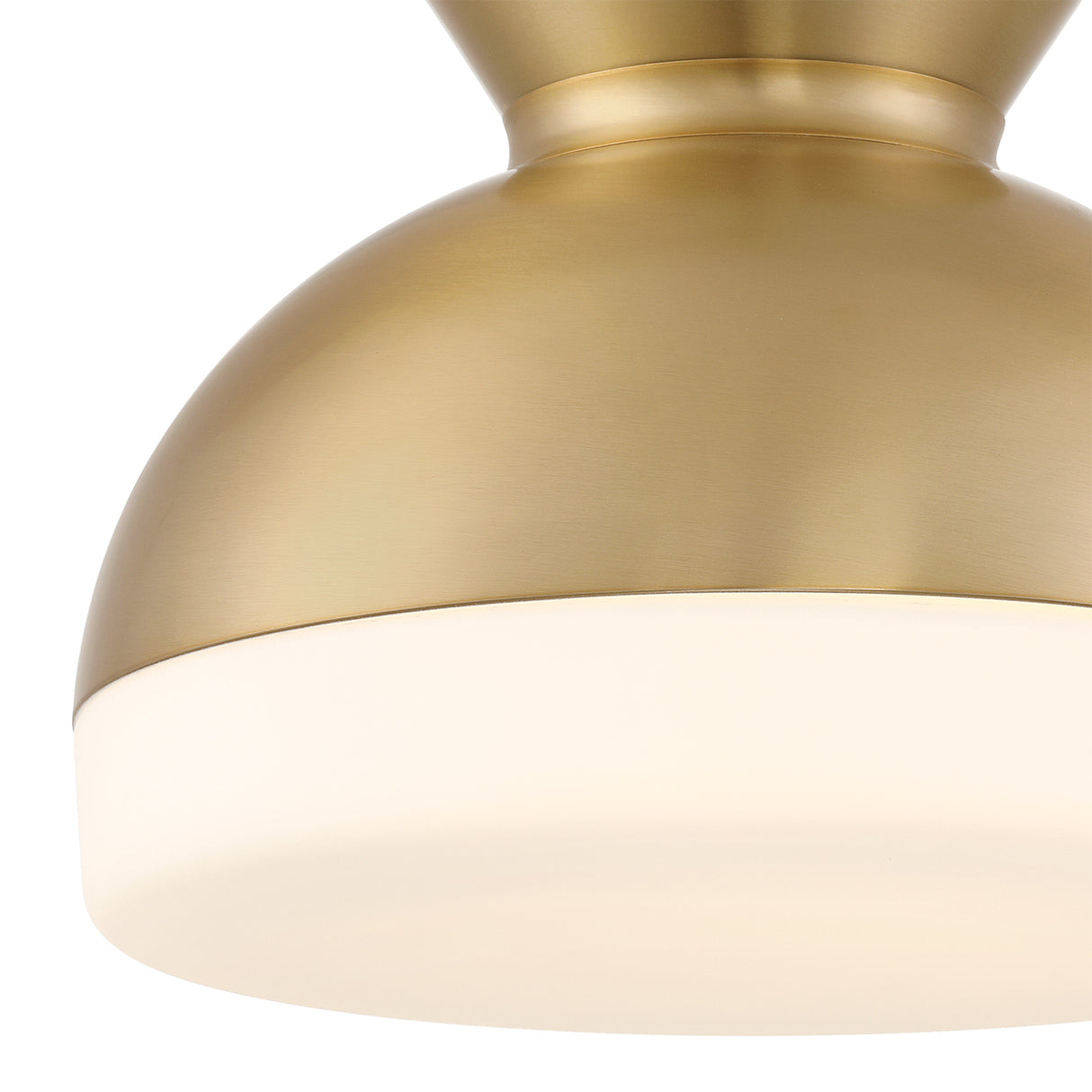 Elody Medium Flush Mount 15", Brass
