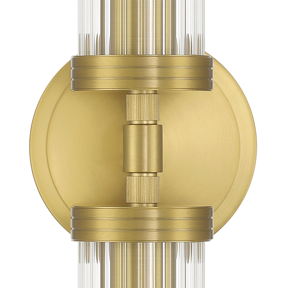 Dexter 2 Light Wall Sconce 29", Aged Brass