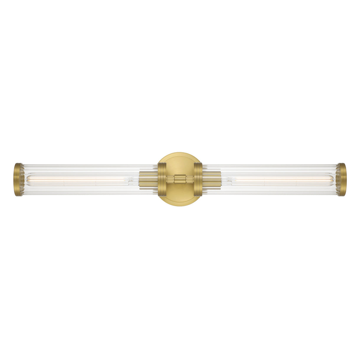 Dexter 2 Light Wall Sconce 29", Aged Brass