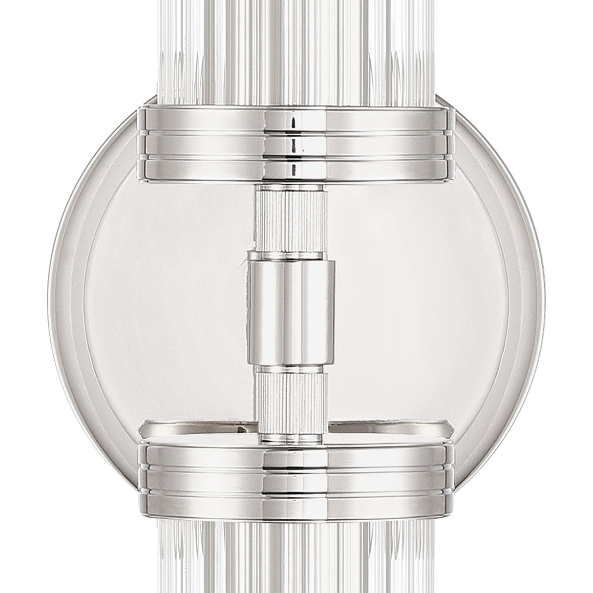 Dexter 2 Light Wall Sconce 29", Polished Nickel