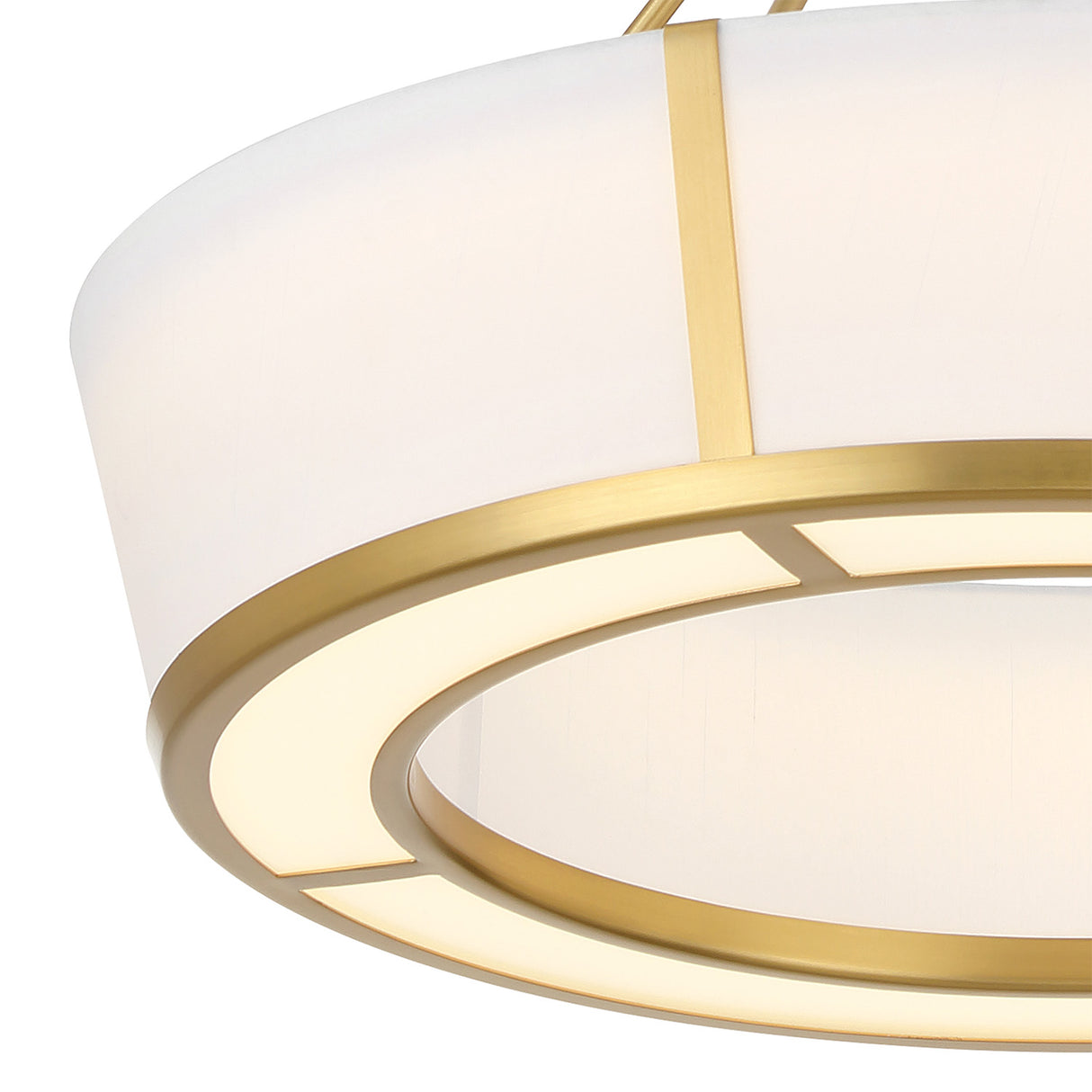 Hoyt LED Pendant 24", Antique Gold