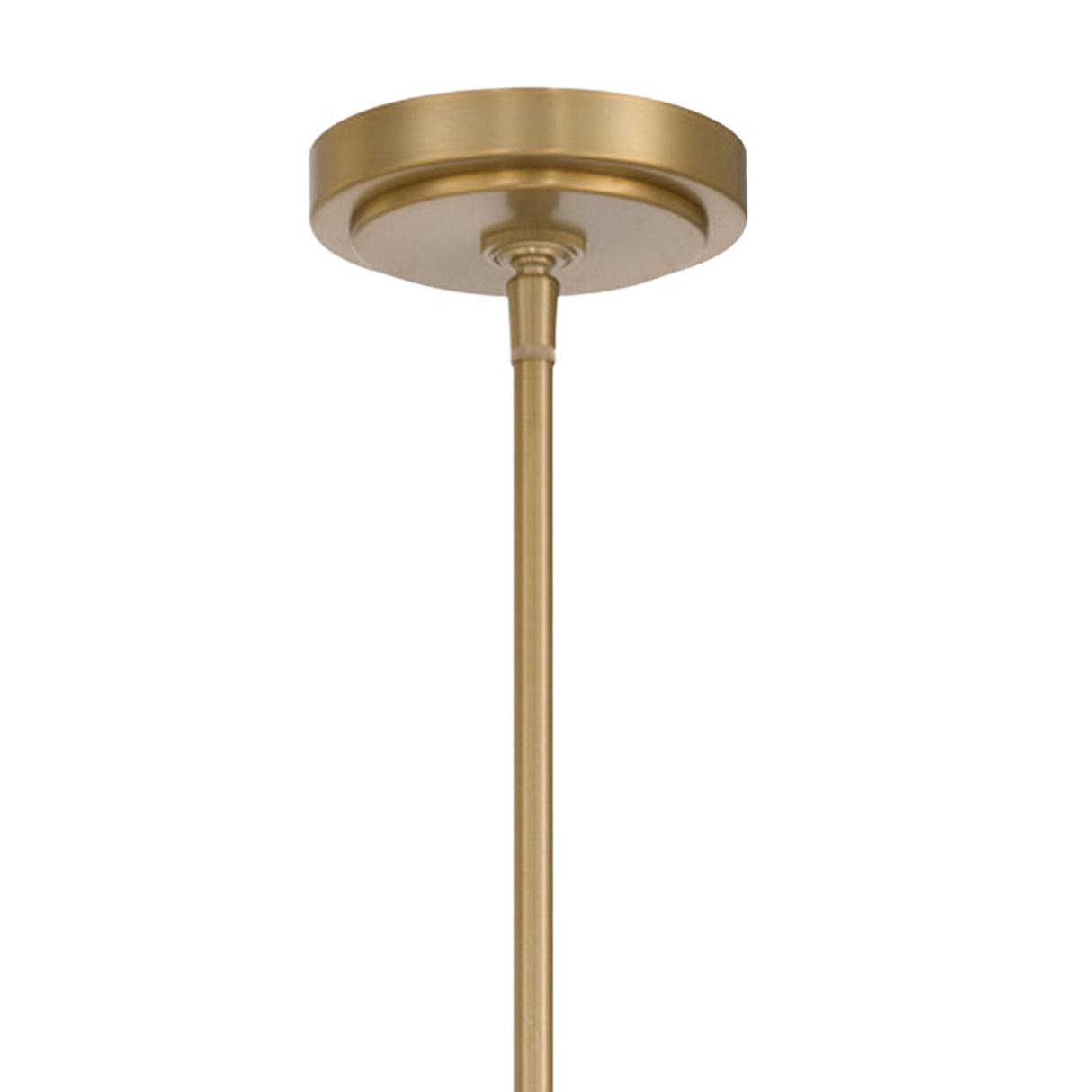 Blaine Medium Pendant 16", Brass and French Blue