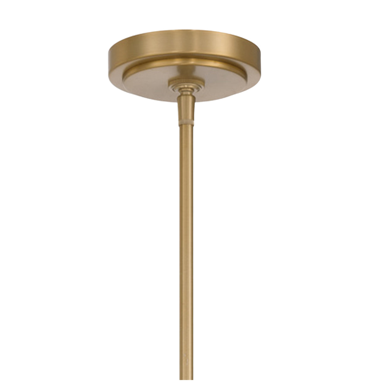 Blaine Large Pendant 20", Brass and Matte Black