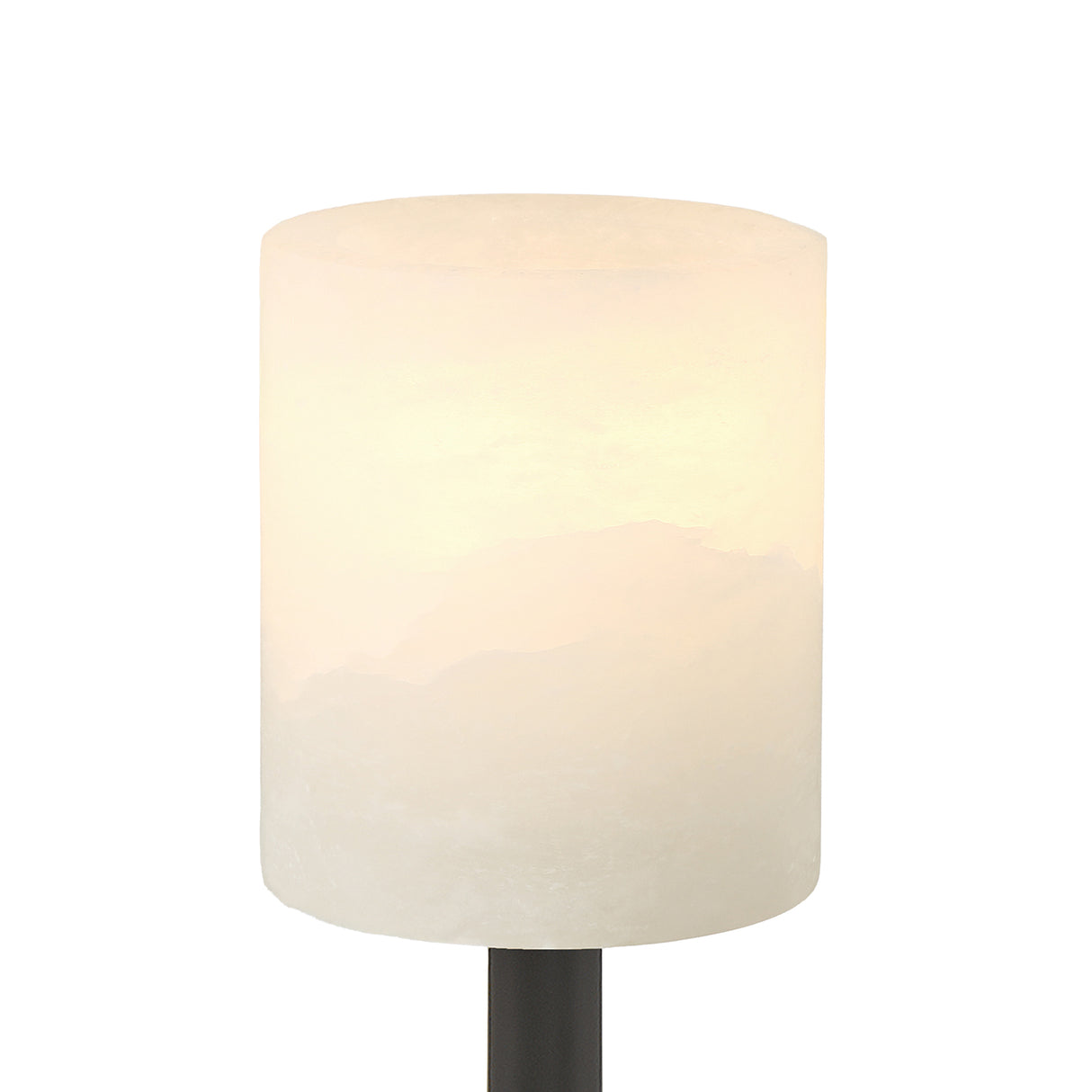Arlo Wall Sconce 11", Matte Black and Alabaster