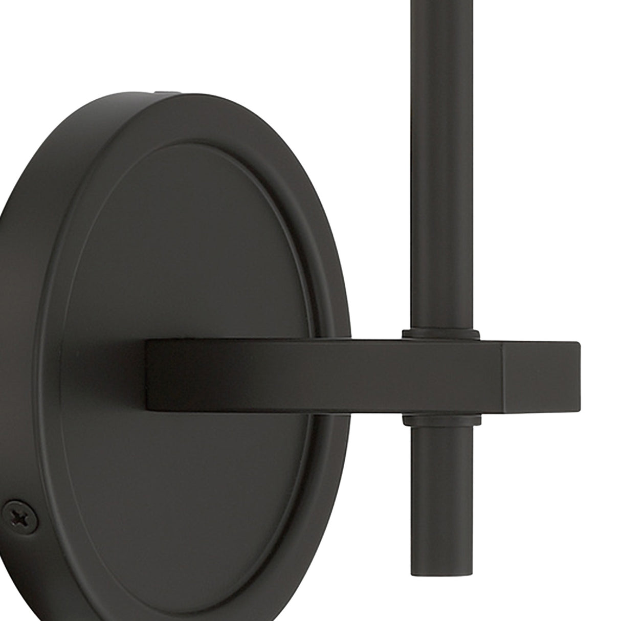 Arlo Wall Sconce 11", Matte Black and Alabaster