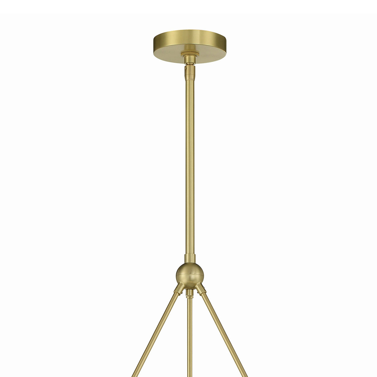 Arlo 10 Light Ring Chandelier 35", Soft Brass and Alabaster