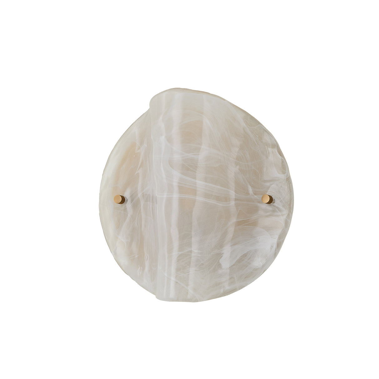 Ovina Wall Sconce 10", Patina Brass and Art Glass