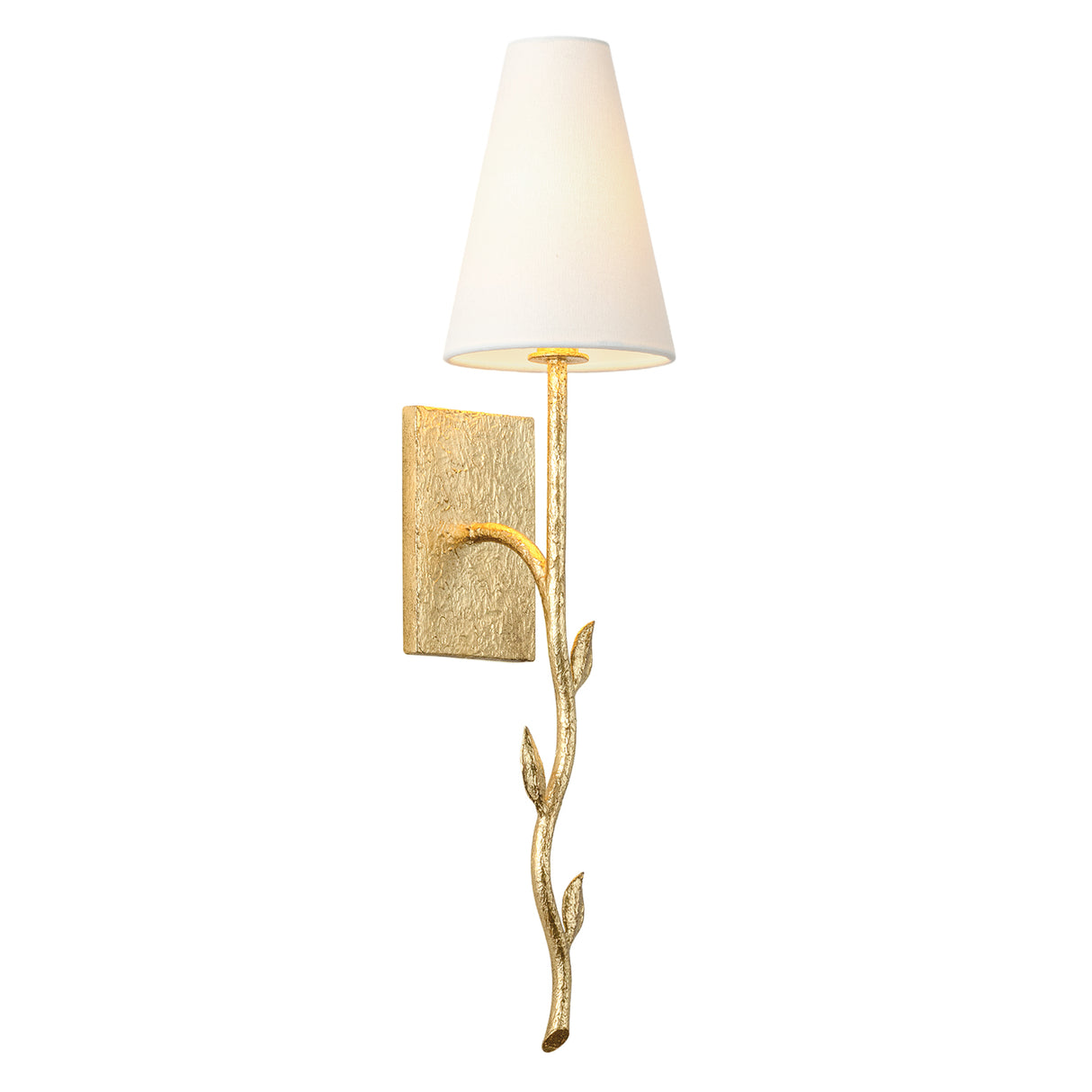 Liana Wall Sconce 25", Gold Leaf