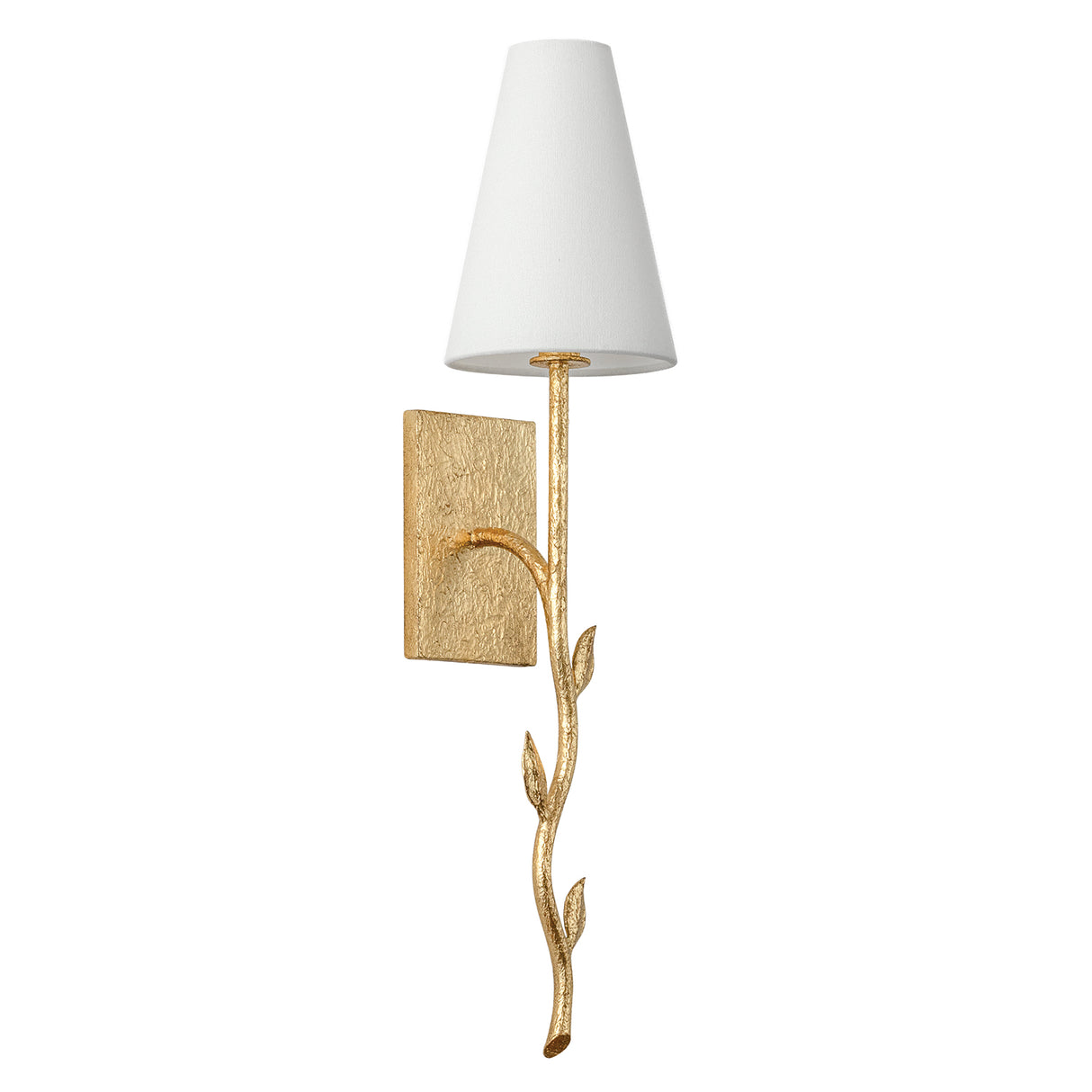 Liana Wall Sconce 25", Gold Leaf