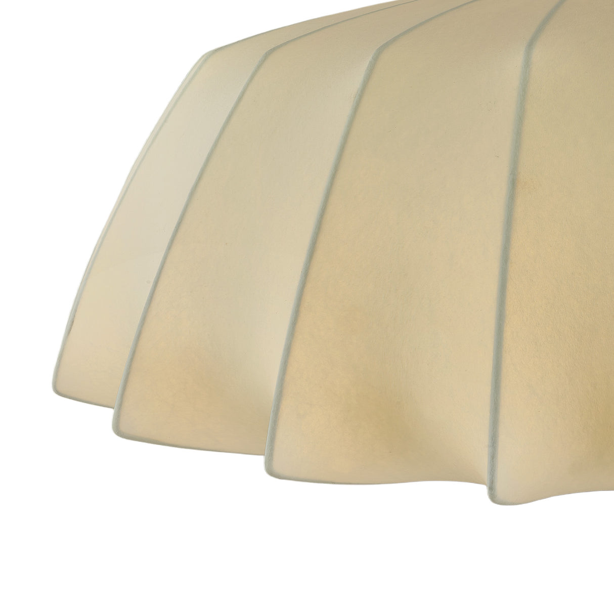 Winthrop Fabric Pendant, Large 32", Patina Brass and Wood