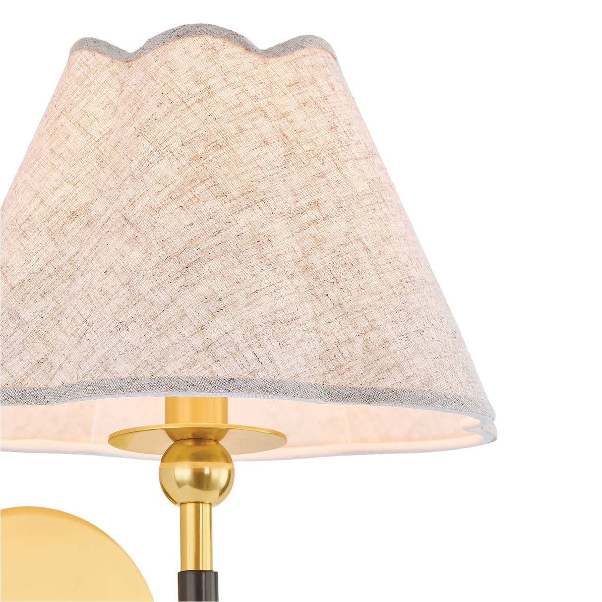 Sara Wall Sconce 17", Aged Brass and Bronze