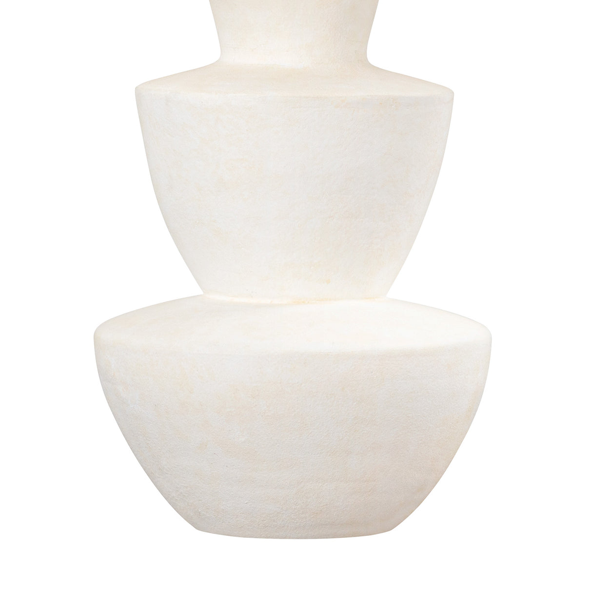 Andrea Table Lamp 27", Whitewashed Ceramic