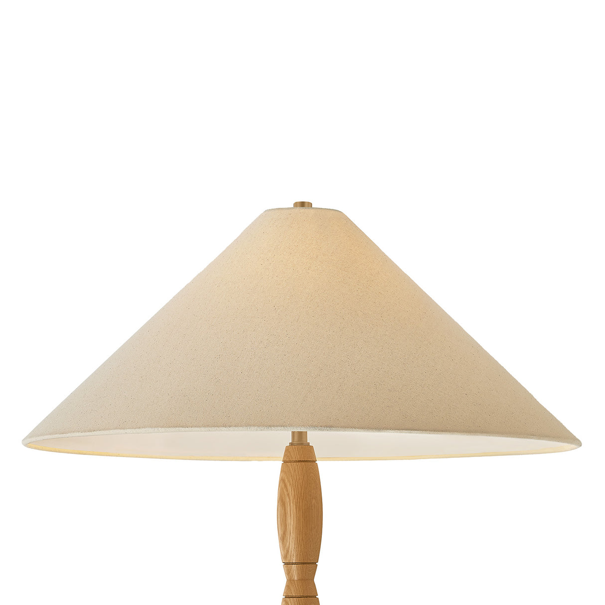 Audra Floor Lamp 64", Natural Oak