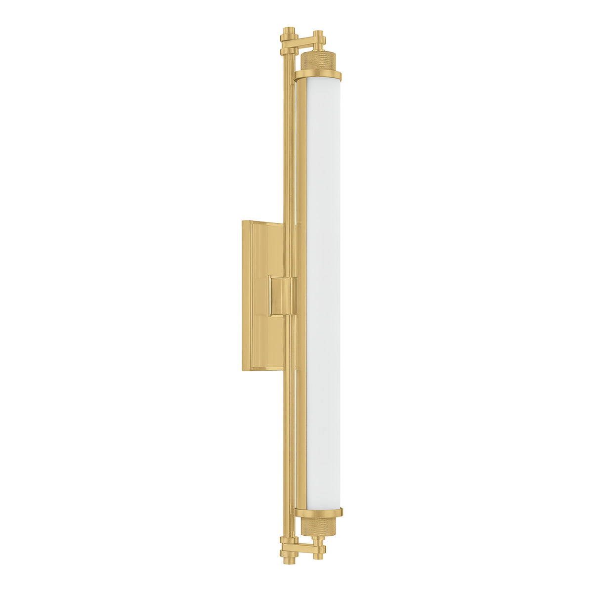 Empire LED Wall Sconce 28", Aged Brass